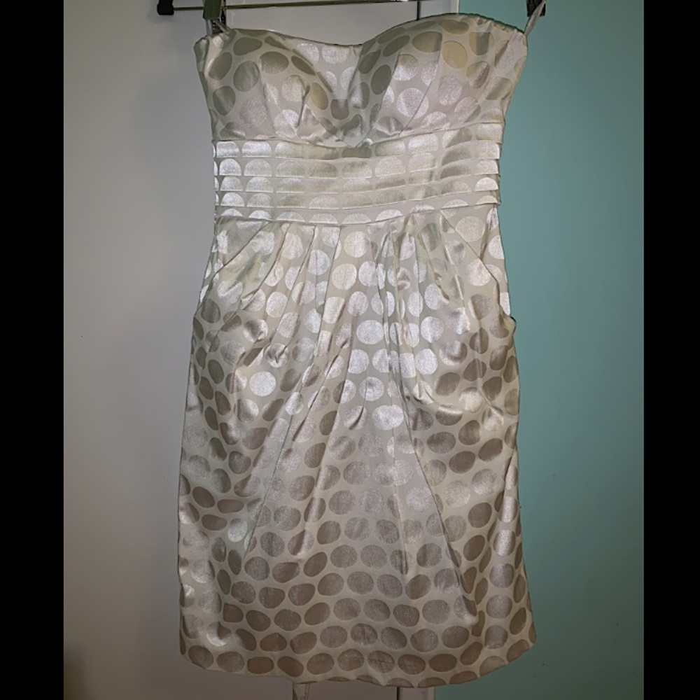 White Strapless Dress (Juniors Size 3)